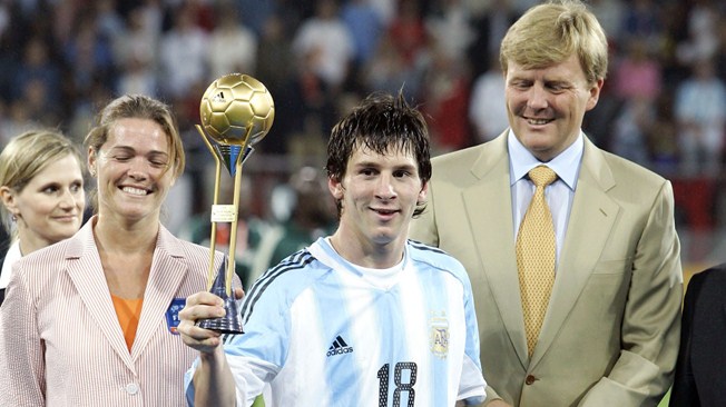 Messi foi o melhor do mundial sub-20 em 2005