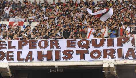 A situação com a torcida está cada vez pior