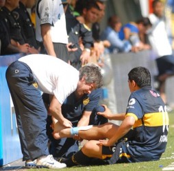 Riquelme se lesionou contra o Chacarita, há 37 dias