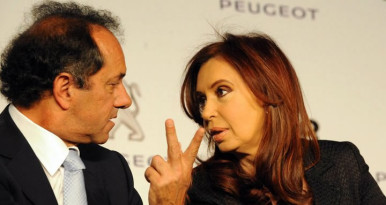 Daniel Scioli e Cristina Kirchner