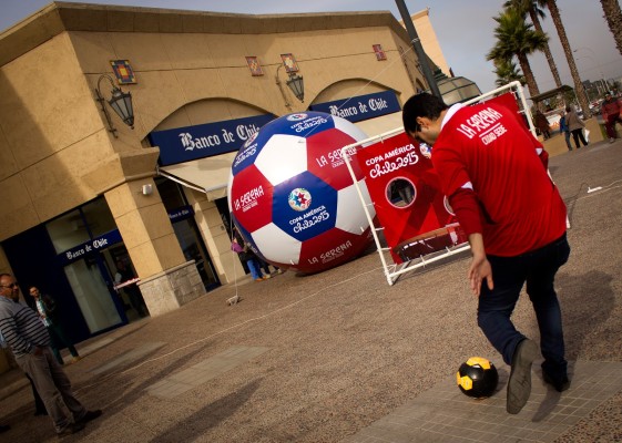 Preparativos para a Fan Fest 2015 em La Serena 