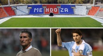 Mendoza, para a estréia de Bauza e o Dia do Fico de Messi