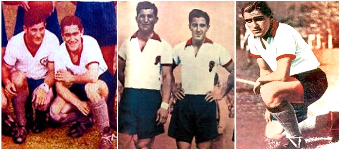 Nos anos 30 e nos 40 com Masantonio, maior artilheiro do Huracán (270 gols em 366 jogos). Baldonedo (167 gols em 264) é o 2º maior. Eles têm mais de um gol por jogo pela Argentina