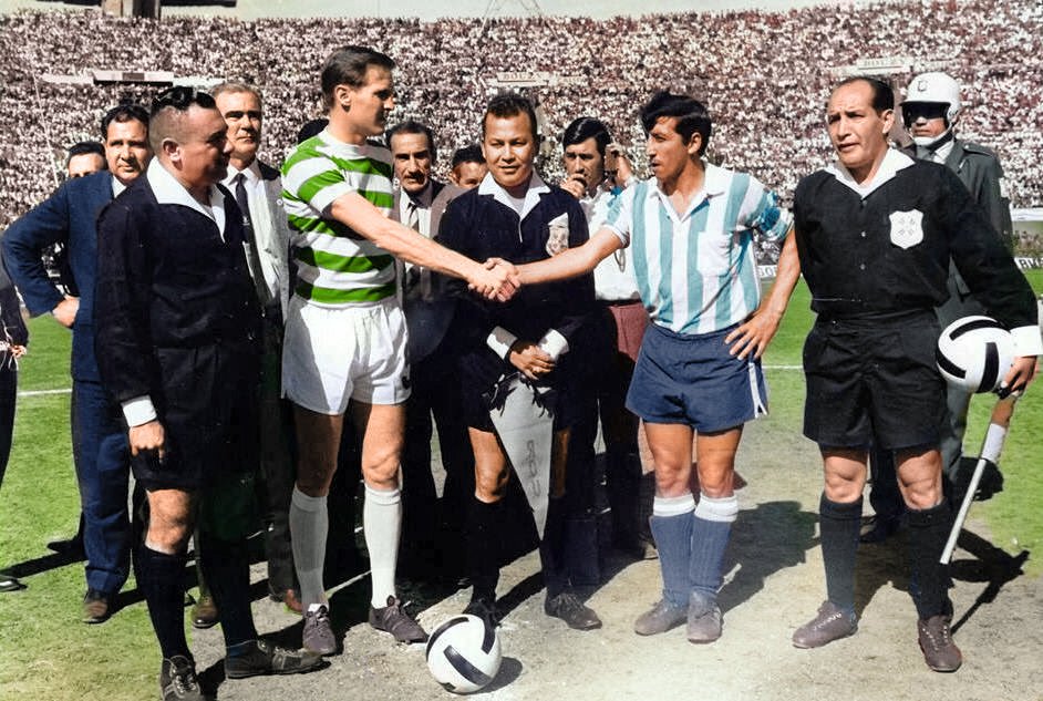 4th November 1967, Racing Club of Argentina 1, v Celtic 0, in