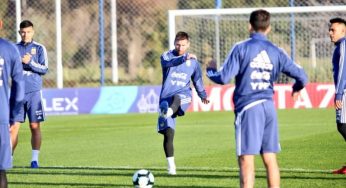 Scaloni testa Matiás Suárez como parceiro de Messi no ataque da Seleção Argentina