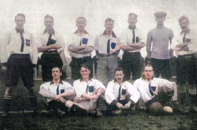 O outro Quilmes campeão da elite, ainda "britânico": Juan Stanfield, <strong>Juan Brown </strong>(recordista pelo clube na seleção), Ciril Russ, Victor Weiss, Hugo Reid, Carlos Pearson e Robert Peel Yates; Harold Lloyd, Ernesto Brown, E. Fenn e Sidney Buck