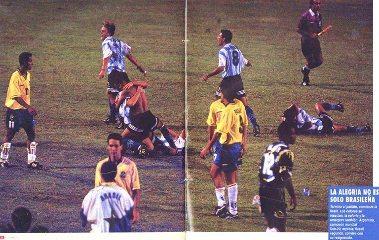 Quando a Argentina foi campeã mundial no Qatar: o título sub-20 de 1995