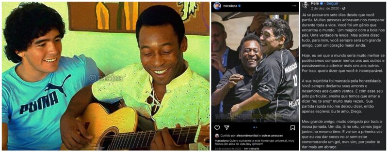 pele maradona guitar